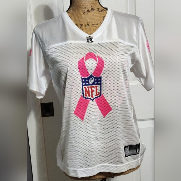 NWOT Reebok NFL pink ribbon GB  Packers jersey size M Rodgers 12 - Picture 2 of 11